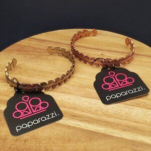 Paparazzi Dainty Cuff Bracelets Lot of 2